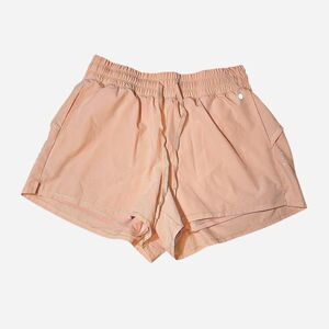 Layer-8 Women's Large Pink Running Double Shorts